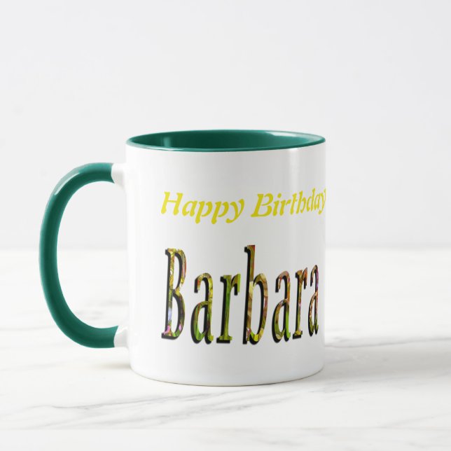 Mug Barbara Girls Nom Logo, (Gauche)
