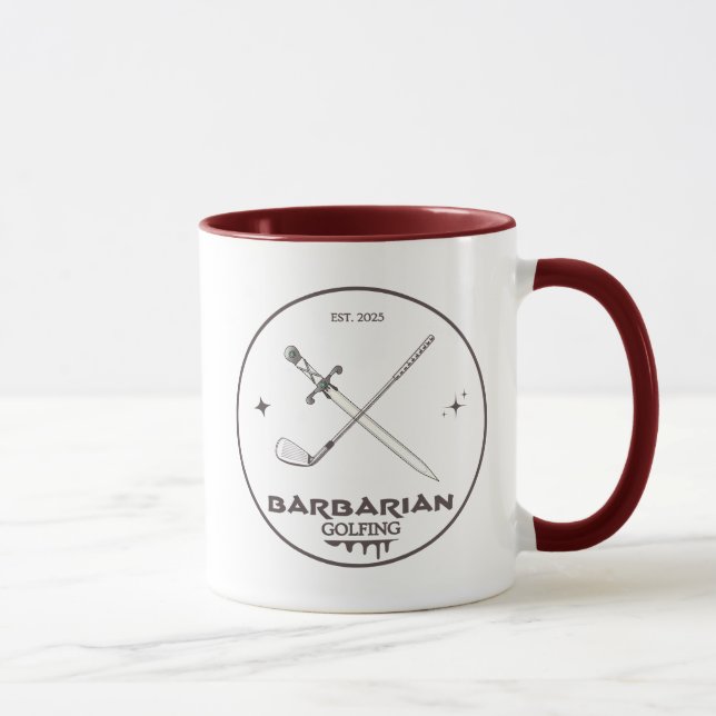 Mug Barbarian Golfing (Droite)