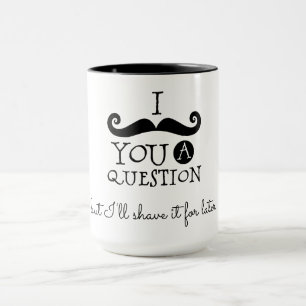 Mug Barbe noire et blanche Humour