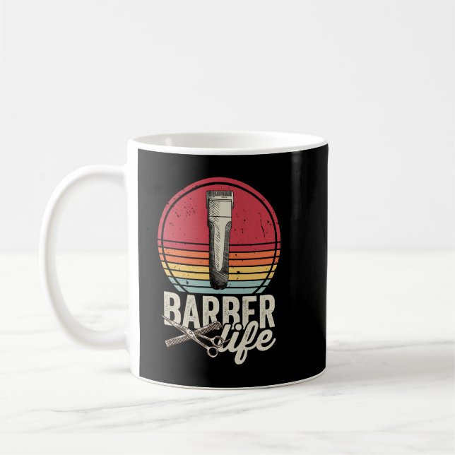 Mug Barber Life Vintage (Gauche)