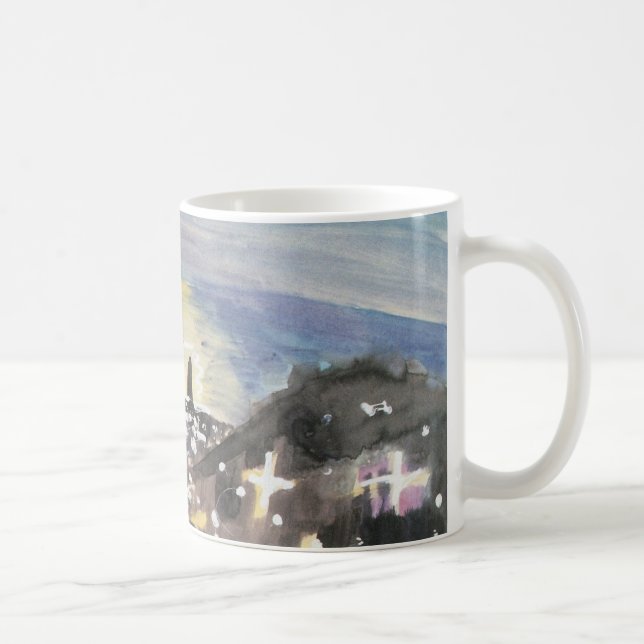 Mug Barcelone la nuit par Walter Gramatte (Droite)