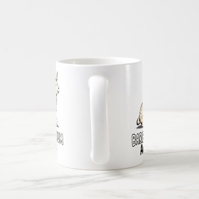 Mug Bare Minimum Achiever Funny Llama Lazy Humor  (Poignée)