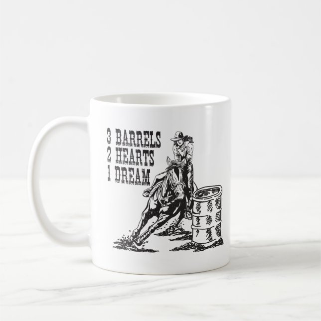 Mug Baril Racing 3 Barils 2 Coeurs 1 Dream Magnet (Gauche)