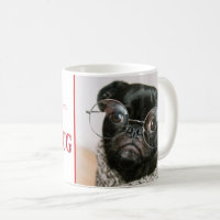 Bark Humbug Funny Christmas Dog Photo personnalisé