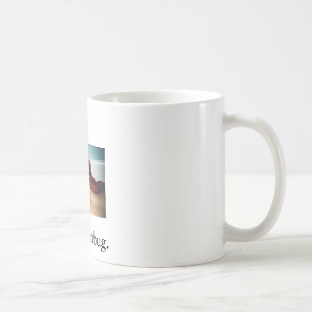 Mug barko flâné avec le casquette de père Noël, (Droite)