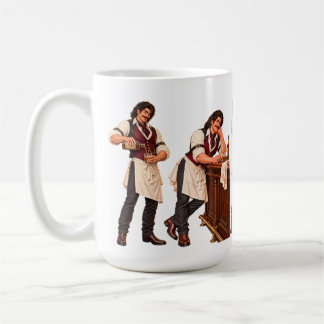 Mug Barman de Saloon Life — Personnage du Far West