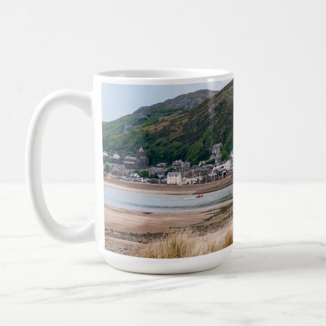 Mug Barmouth et la rivière Mawddach (Gauche)