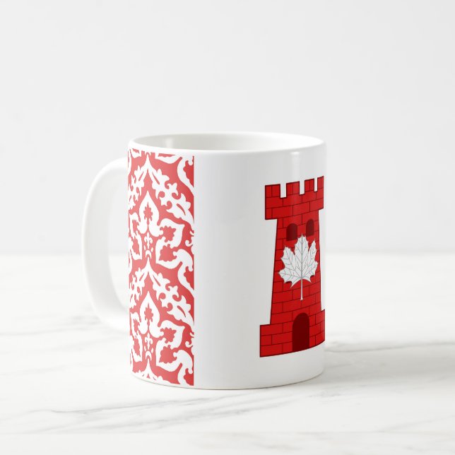 Mug Barony of Castel Rouge Populace Badge (Devant gauche)