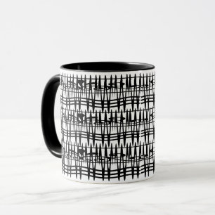Mug Barre géométrique abstraite minimaliste