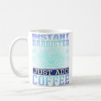 Mug Barrister instantané, juste ajouter du café
