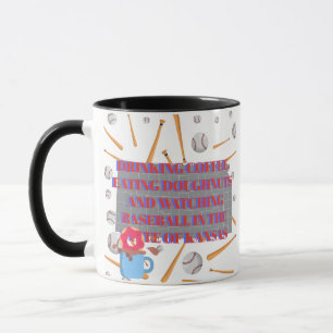 Mug Base-ball, café et beignets au Kansas