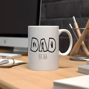 Mug Baseball DAD et l'enfant