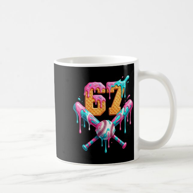 Mug Baseball Drip Number 67 Player  (Droite)