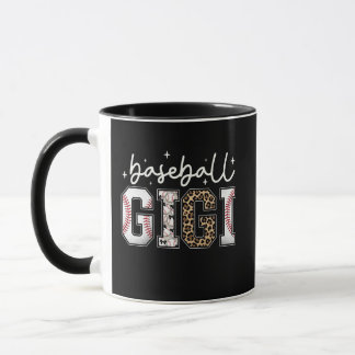 Mug Baseball Gigi Imprimé Léopard Coquette Bow