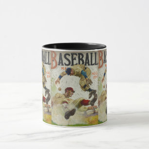 Mug Baseball Rétro : Sport classique