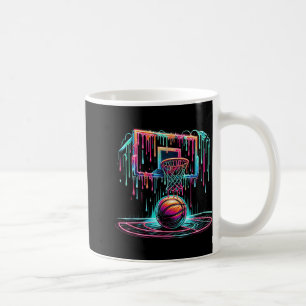 Mug Basket-ball coloré goutte couleur Splash Hoop Net