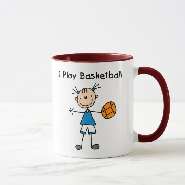 Mug Basket-ball de jeu de la fille I (Droite)