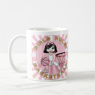 Mug Basket-ball Filles Rose