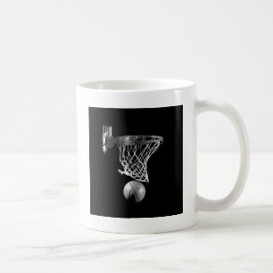 Mug Basket-ball noir et blanc