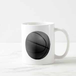 Mug Basket-ball noir et blanc
