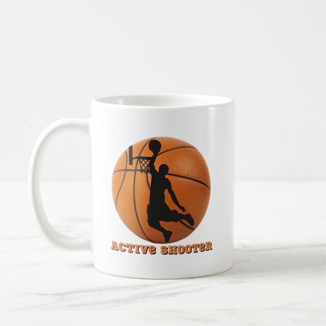 Mug Basketball Active Shooter Player Hoops (Gauche)