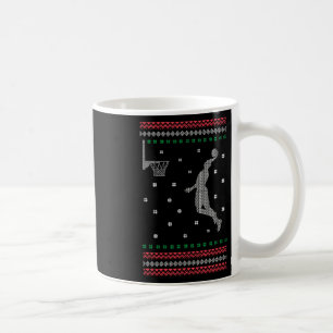 Mug Basketball Dunking Cool de Noël Sport laide X-mas