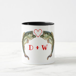 Mug Bass Fishing Love Valentines