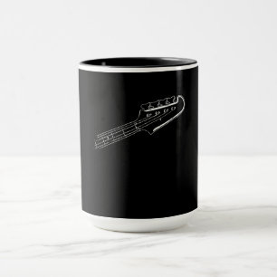 Mug Bass Player Bass Guitar Musical Design