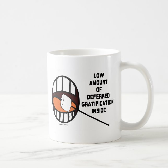 Mug Basse quantité de satisfaction reportée à (Droite)