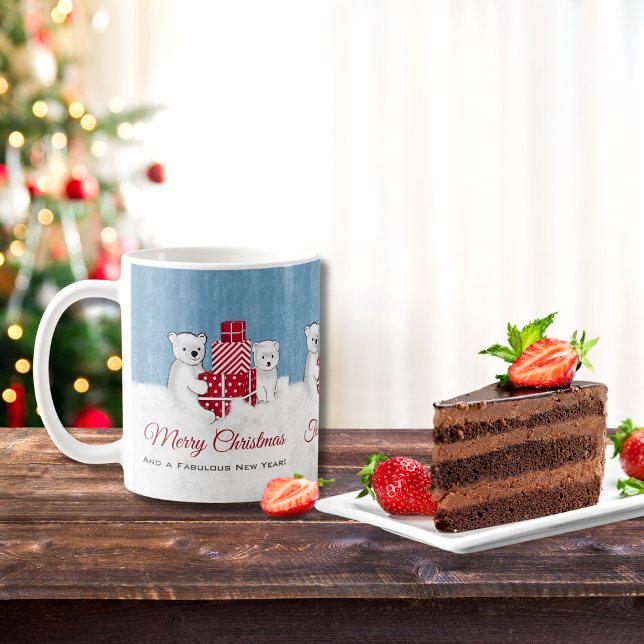 Mug Basses d'ours polaires adorables avec cadeaux de N (Créateur téléchargé)