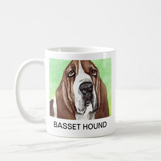Mug Basset Hound Dog (Gauche)
