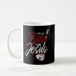 Mug Bassiste de Jésus Bassiste Chrétien Joueur de Guit