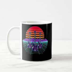 Mug Bassiste Vintage Joueur de basse Guitariste Guitar