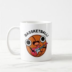 Mug Bassketball Funny Basketball Musique Pun