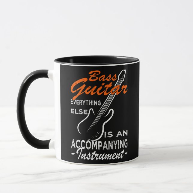 Mug Bassplayer Bass Guitare drôle Baider disant (Gauche)