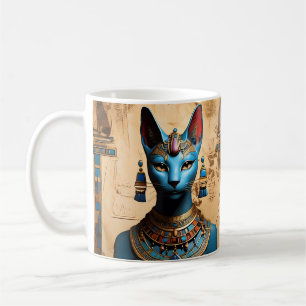 Mug Bastet l'ancien Dieu égyptien des chats