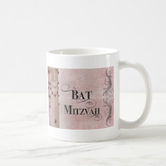 Mug Bat mitzvah de marbre de conception