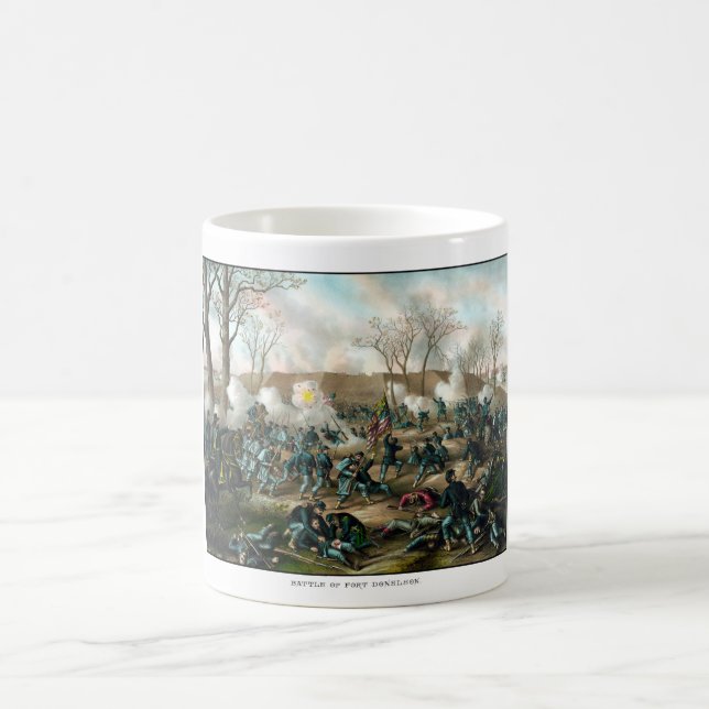 Mug Bataille de fort Donelson -- Guerre civile (Centre)