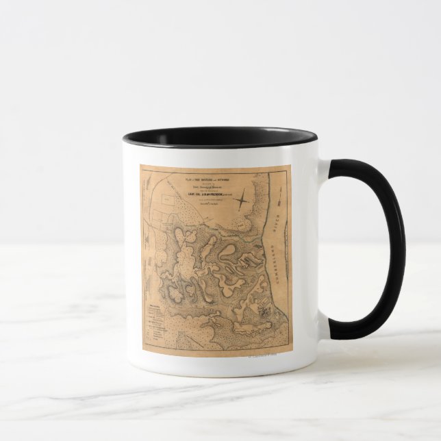 Mug Bataille de Fort Donelson - Guerre civile Panorami (Droite)