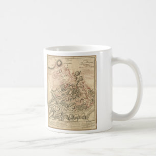 Mug Bataille de la carte 1784 de révolution américai