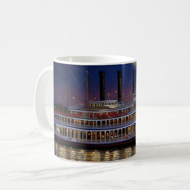 Mug Bateau à vapeur du Mississippi (Devant gauche)