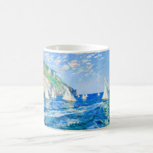 Mug Bateau à voile impressionniste aux falaises – Ocea