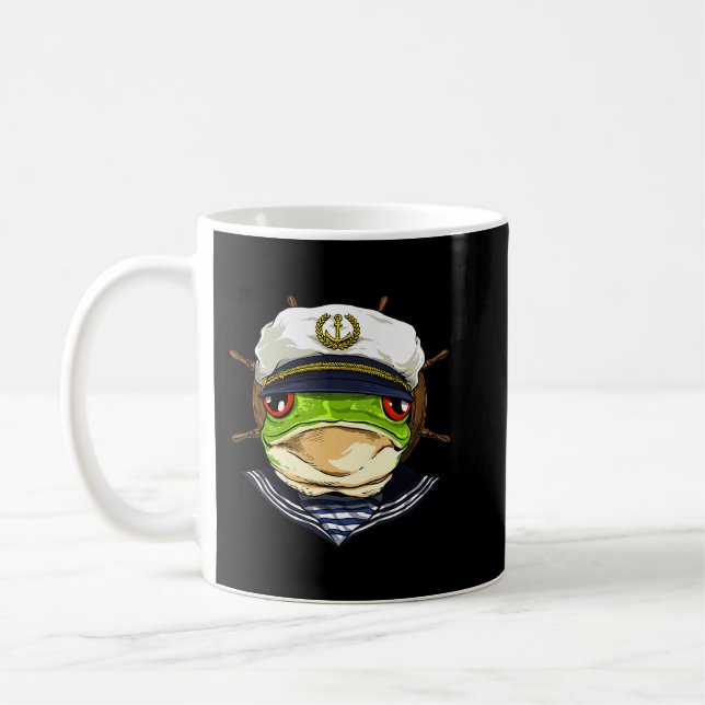 Mug Bateau Capitaine Frog Bateau Amateur Bateau Propri (Gauche)