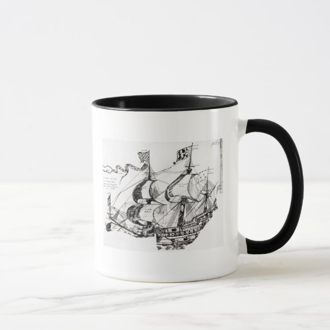 Mug Bateau de Jacques Cartier, 'Rarete Indes (Droite)