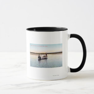 Mug Bateau de pêche Eskimo sur la rivière