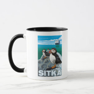 Mug Bateau de pêche et de croisière - Sitka, Alaska