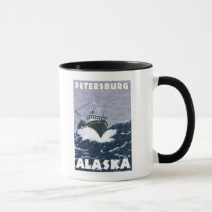 Mug Bateau de pêche - Petersburg, Alaska