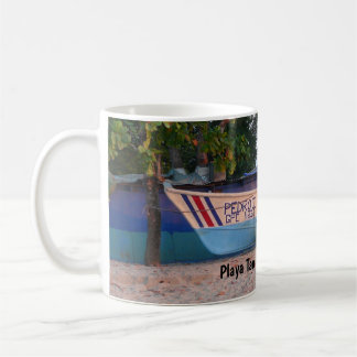 Mug Bateau de pêche sur la plage de Tamarindo, Costa R