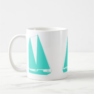 Mug Bateau nautique Turquoise