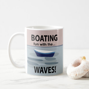 Mug Bateaux Bateaux Plaisir De Voile Avec Les Vagues B